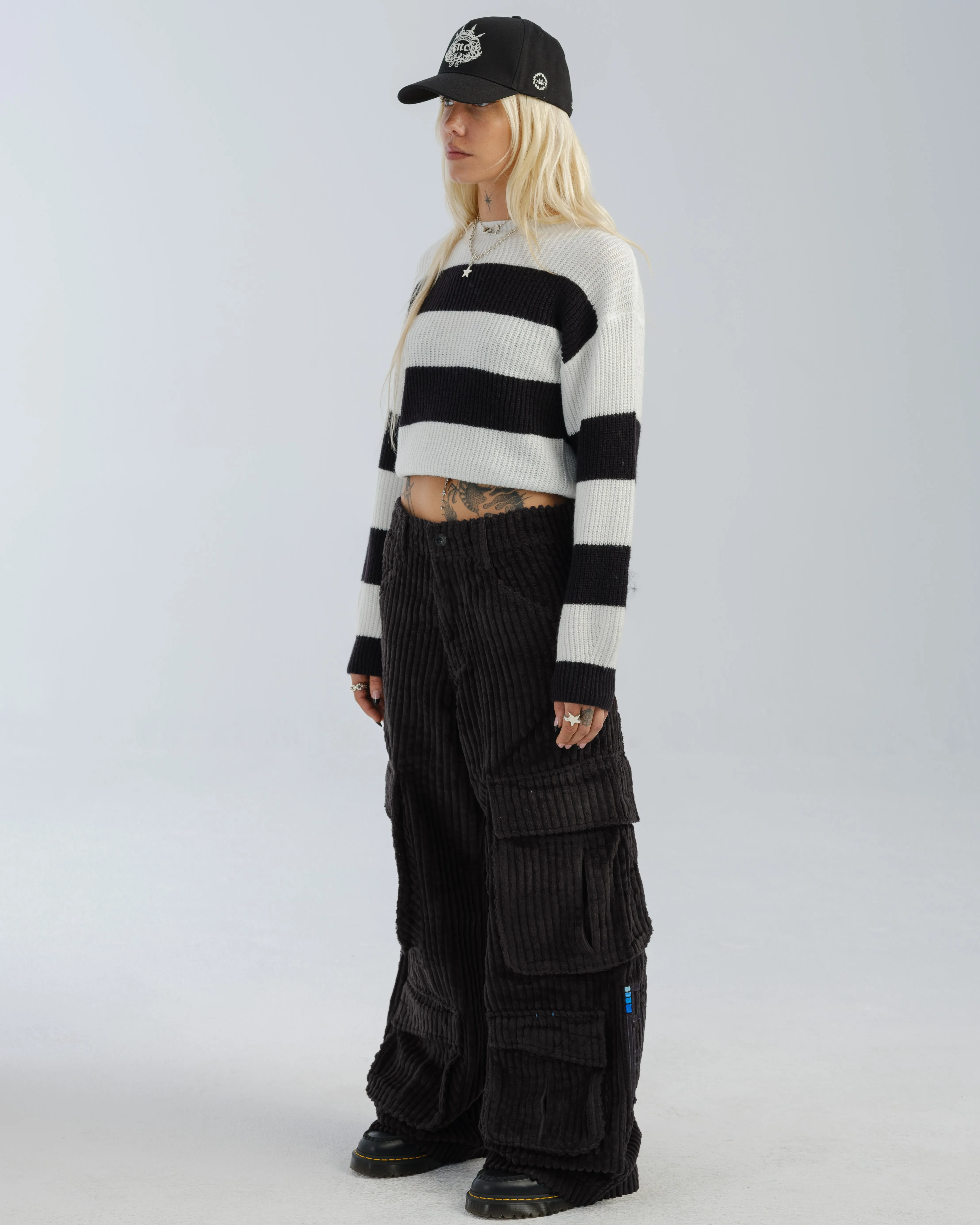 W Legacy. 24. 2 Wale Corduroy. Black.