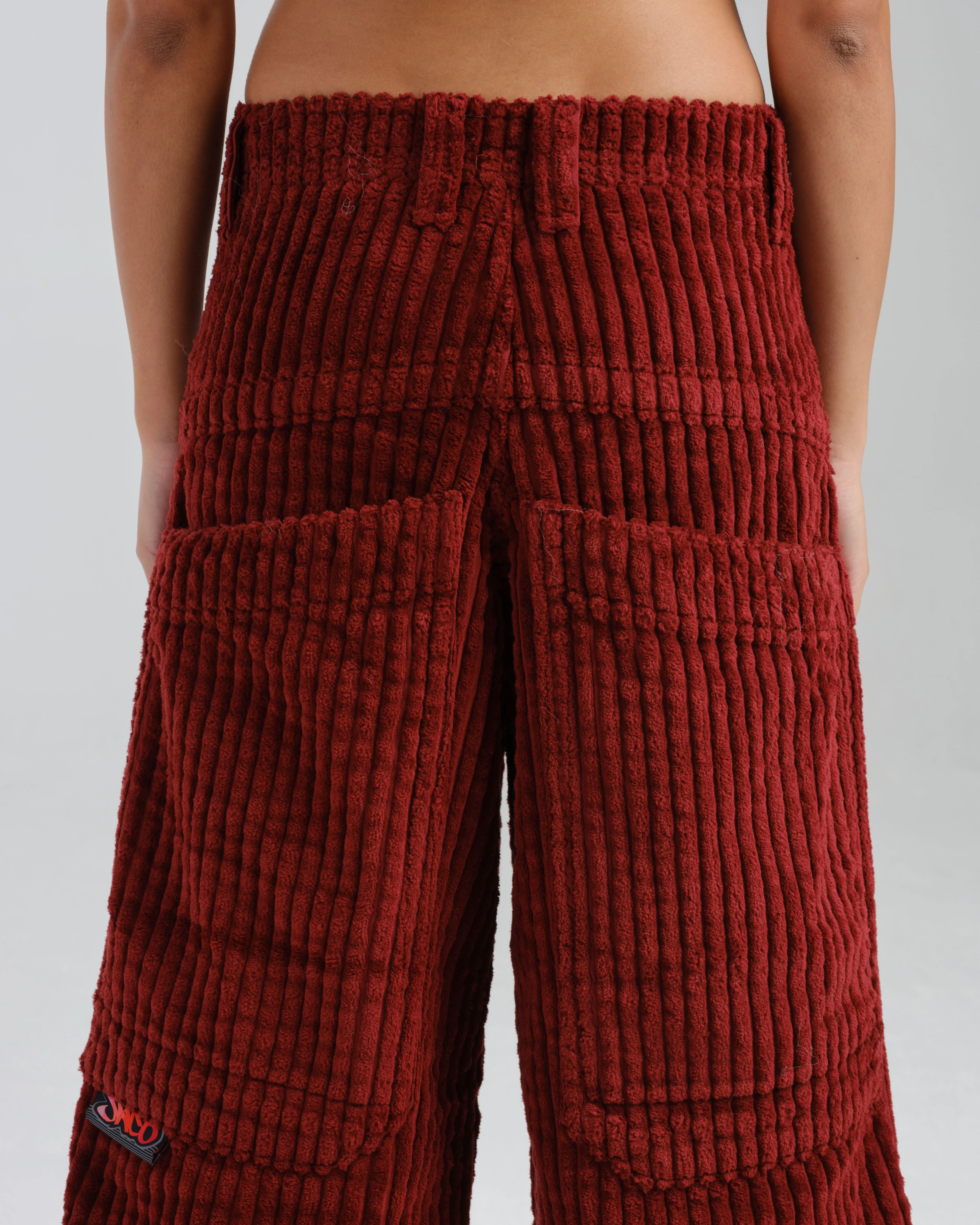W Rollin. 26. 2 Wale Corduroy. Burgundy.