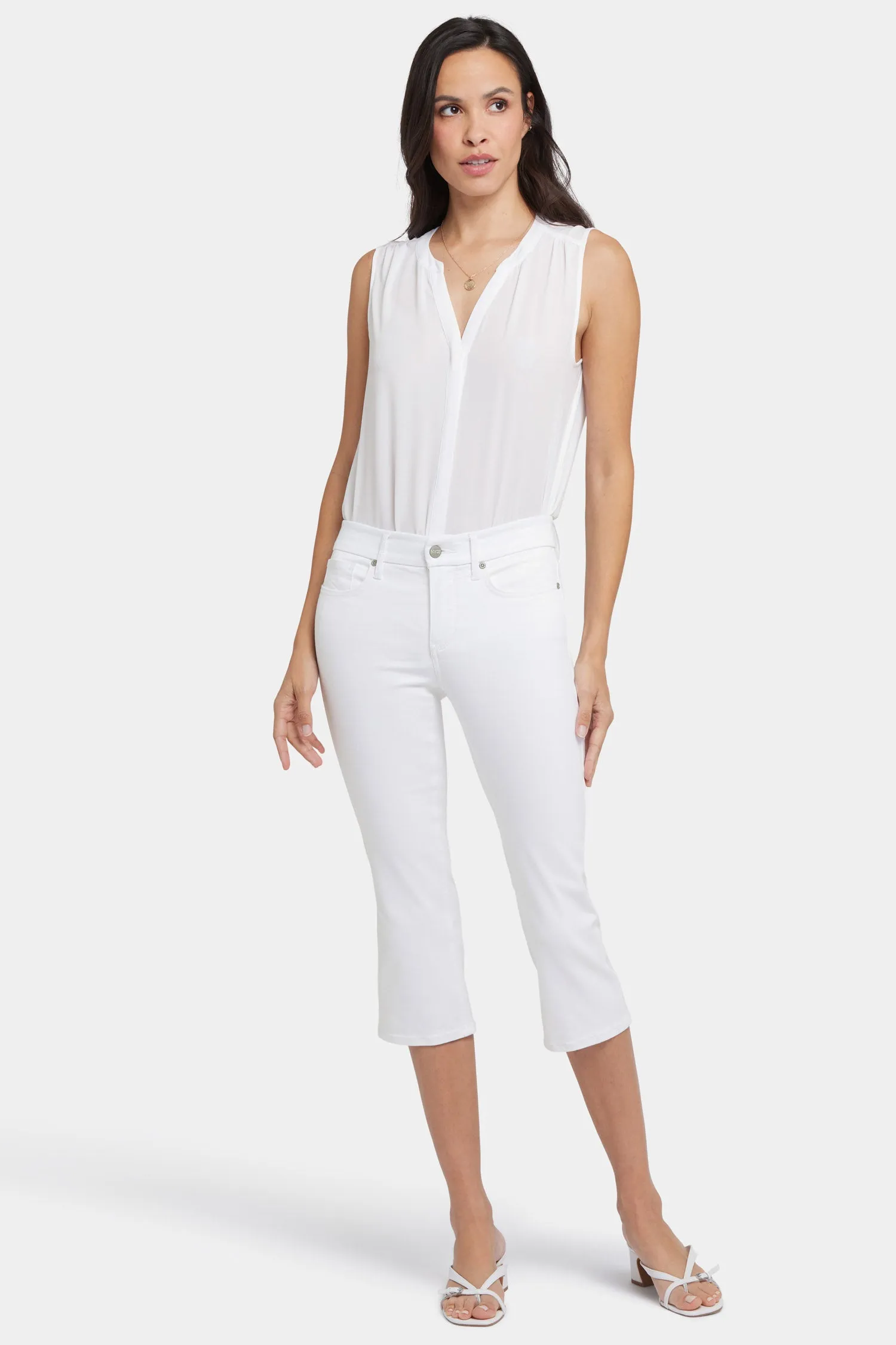 Waist-Match™ Marilyn Straight Crop Jeans - Optic White