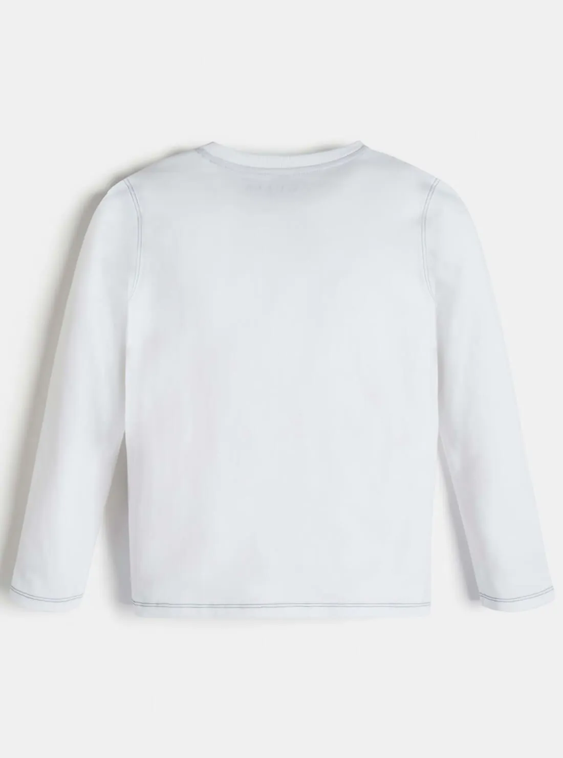 White Graphic Double Logo T-Shirt (7-16)