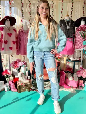 With a Splatter Jeans*