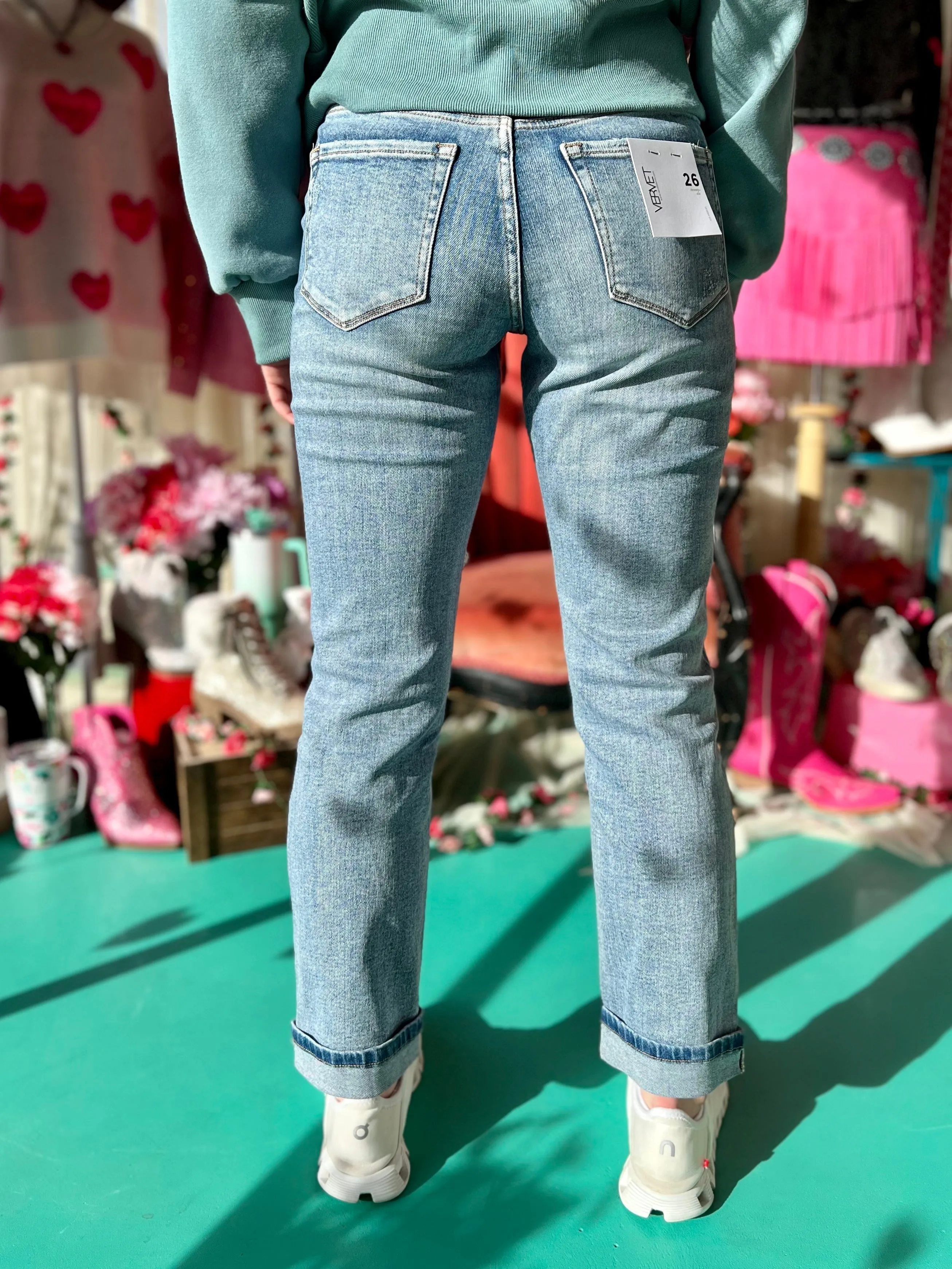 With a Splatter Jeans*