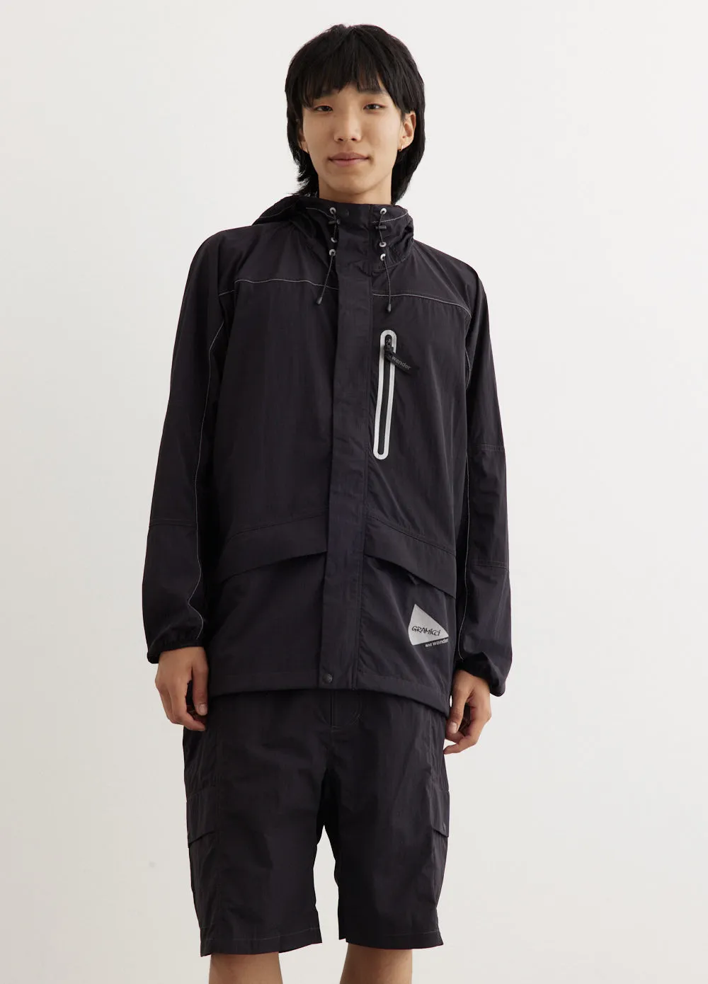 x And Wander Patchwork Wind Hoodie
