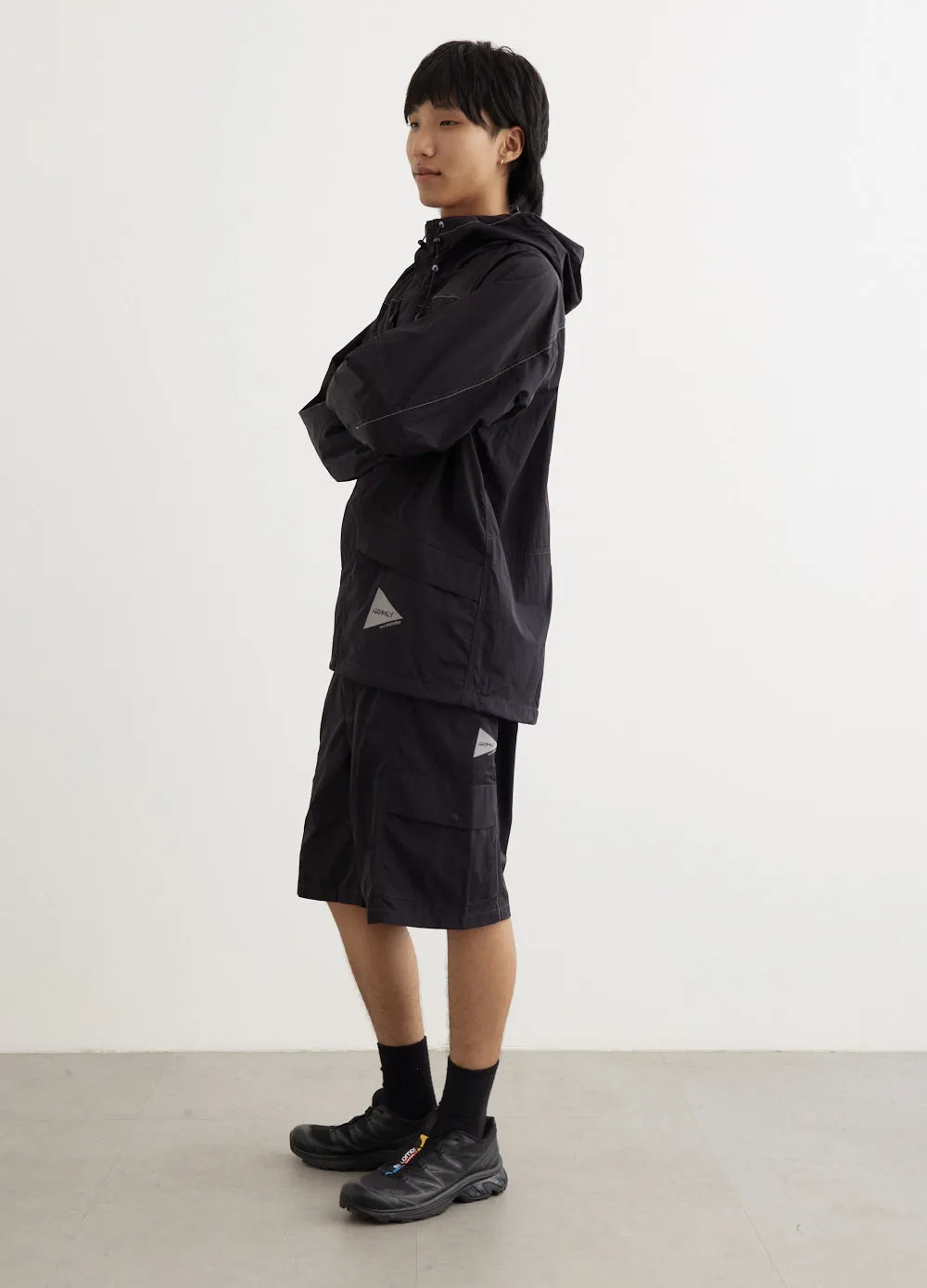 x And Wander Patchwork Wind Hoodie